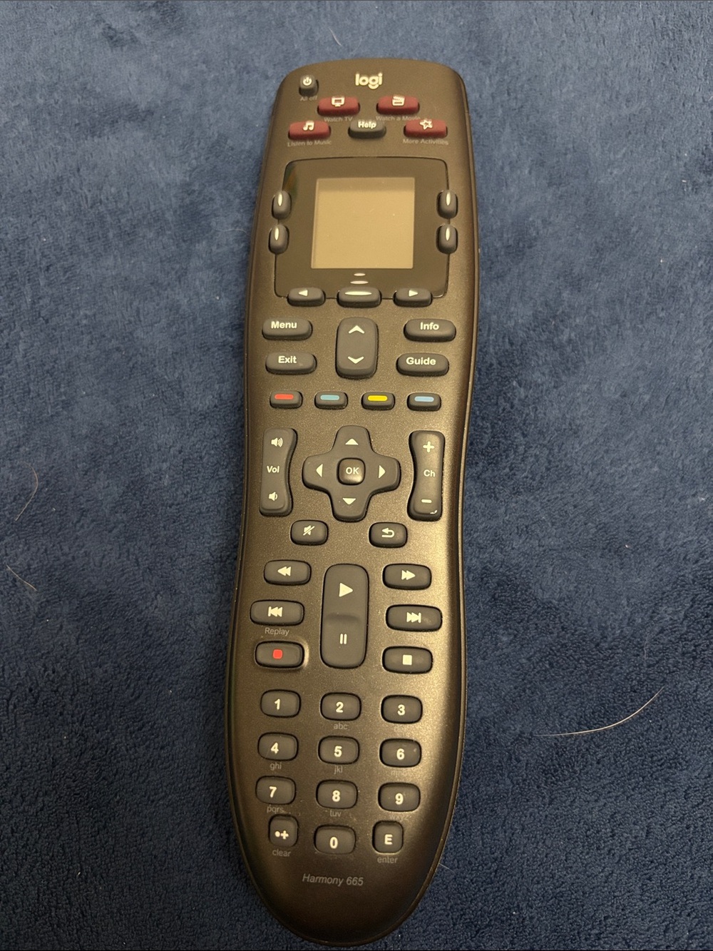 Logitech Harmony 665 Black Universal Remote